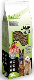 Maximo Dog Lamb 20kg siera.cz
