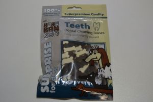 Pamlsek pro psy Huhu Bamboo Teeth Dental Cleaning Bones berem.cz